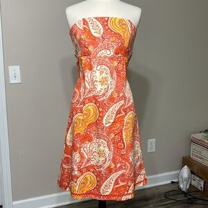 Clues strapless dress